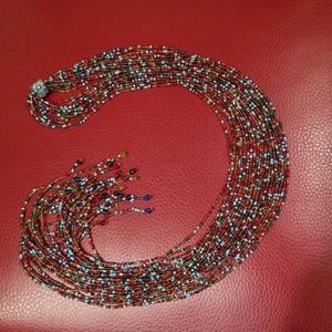Multi-colored Beaded Necklace